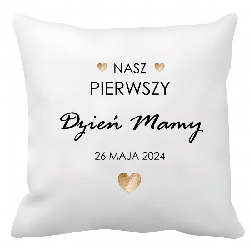 Poduszka na dzień matki (pierwszy dzień mamy, data)