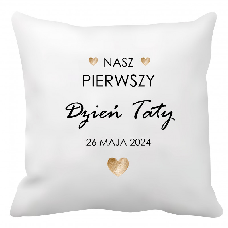 Poduszka na dzień ojca (nasz pierwszy dzień taty, data)