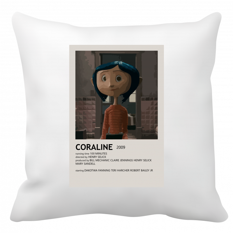 Poduszka Coraline (film poster)