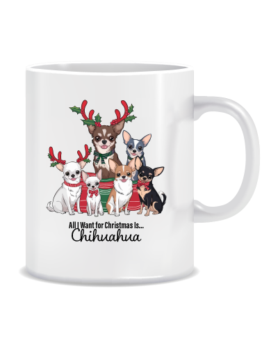 Kubek Boże Narodzenie (All I Want For Xmas Is Chihuahua)