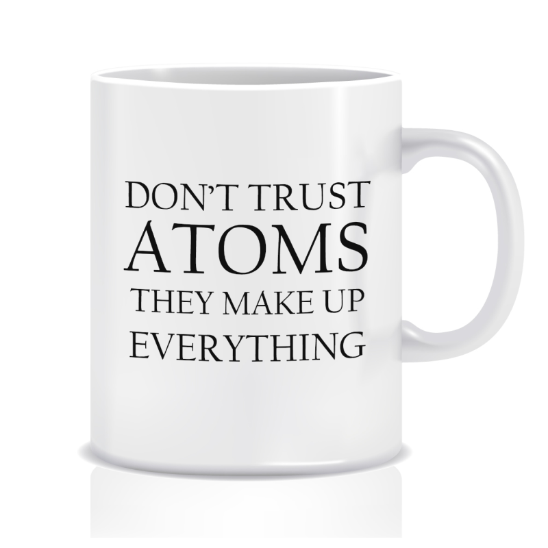 Kubek z grafiką dla fizyka (don't trust atoms)