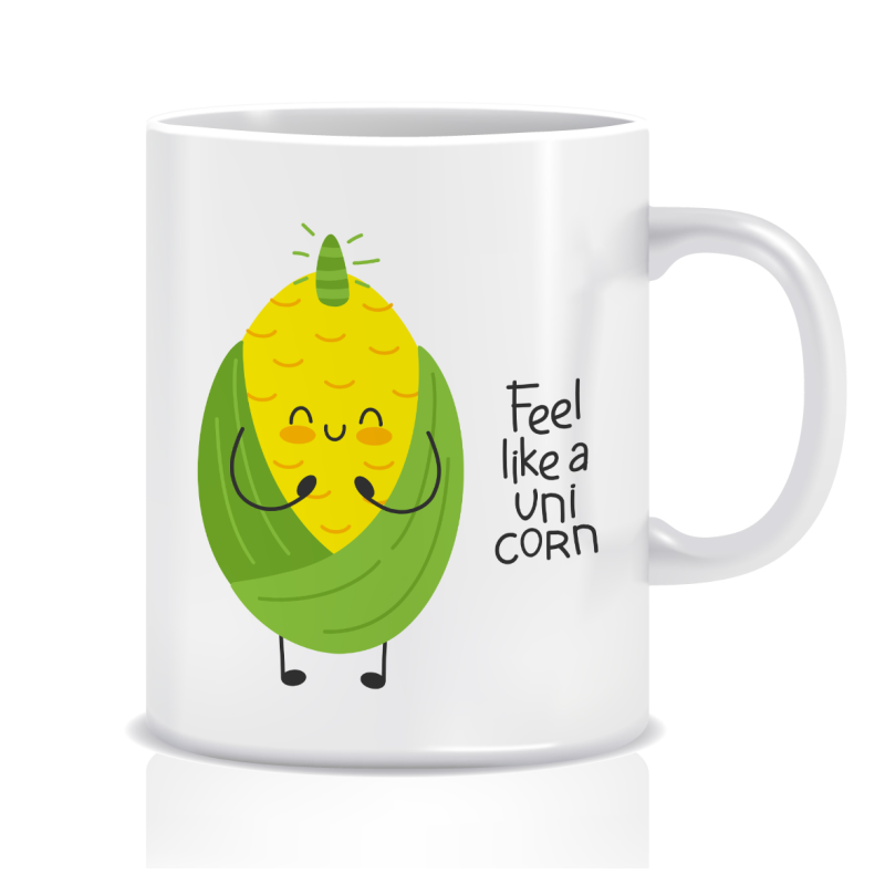 Kubek z grafiką śmieszny (uni corn)